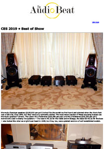Review: The Audio Beat CES 2019 Best of Show